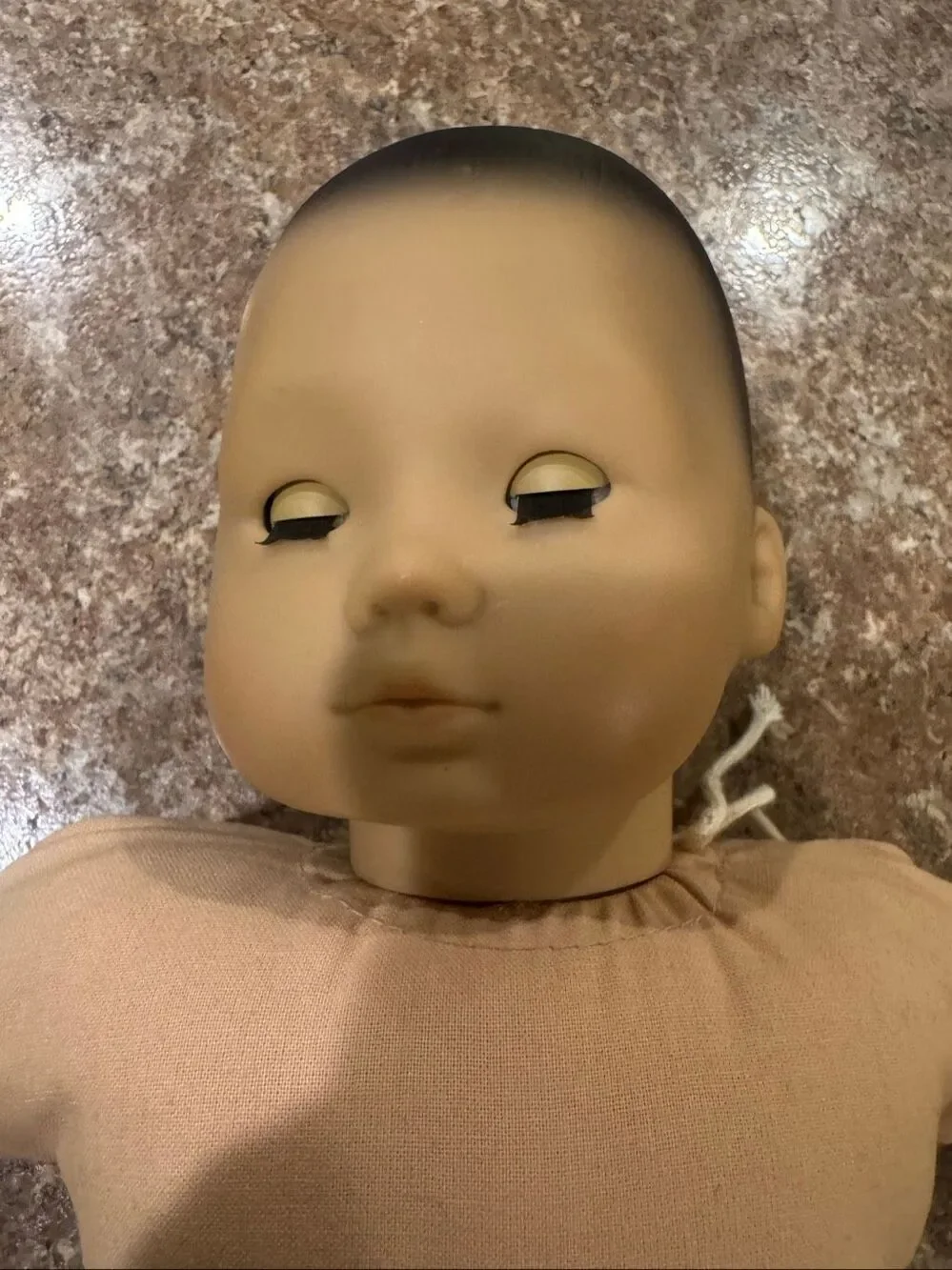 Vintage Pleasant Company American Girl Bitty Baby Black Hair Brown Eyes 15”